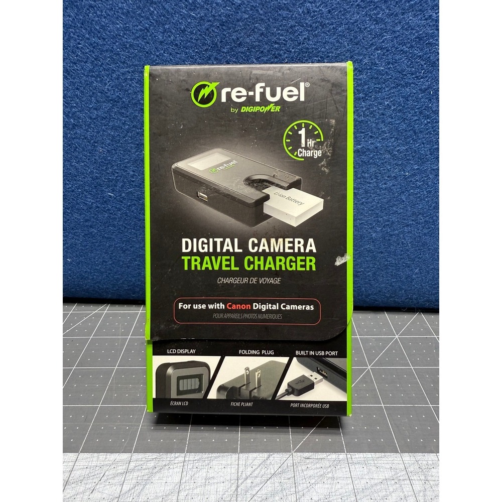 Digipower - Digital Camera Travel Charger for Canon Batteries (NB4L, NB6L, NB8L)